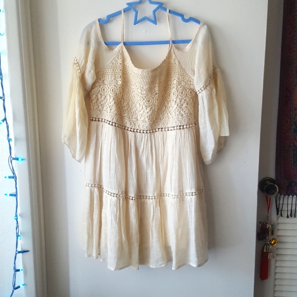 🌙Shoulder Summer Dress Cold shoulder